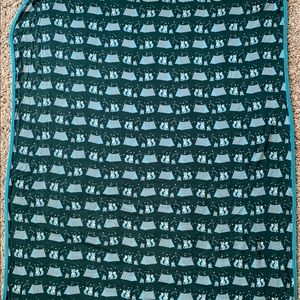 Kickee pants Camping Fox swaddle blanket